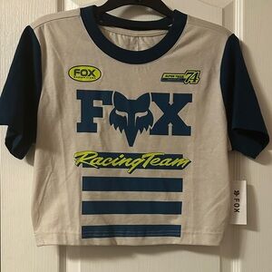Fox Racing Team Tee - Navy and White